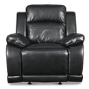New Classic Furniture Vega Power Glider Polyurethane Recliner UC3822-13P1-PBK IMAGE 1