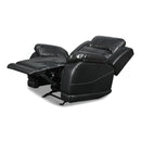 New Classic Furniture Vega Power Glider Polyurethane Recliner UC3822-13P1-PBK IMAGE 5