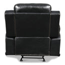 New Classic Furniture Vega Power Glider Polyurethane Recliner UC3822-13P1-PBK IMAGE 6