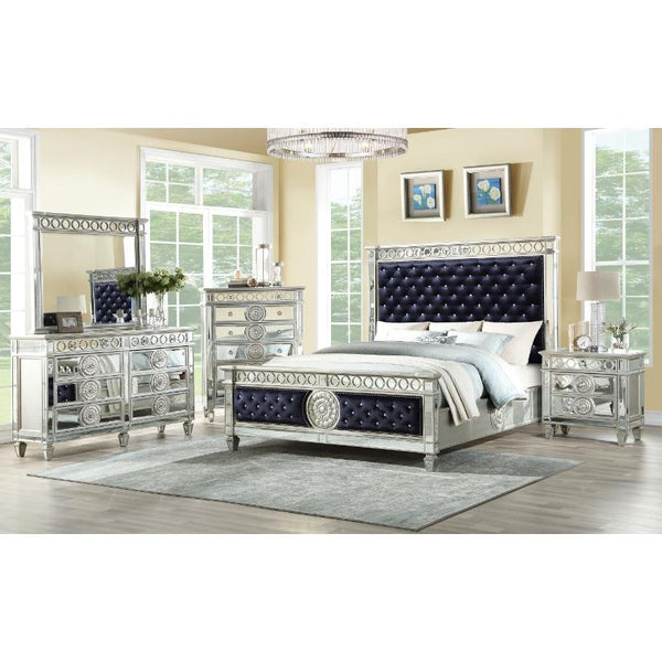 Acme Furniture Queen Upholstered Panel Bed 27350Q IMAGE 1
