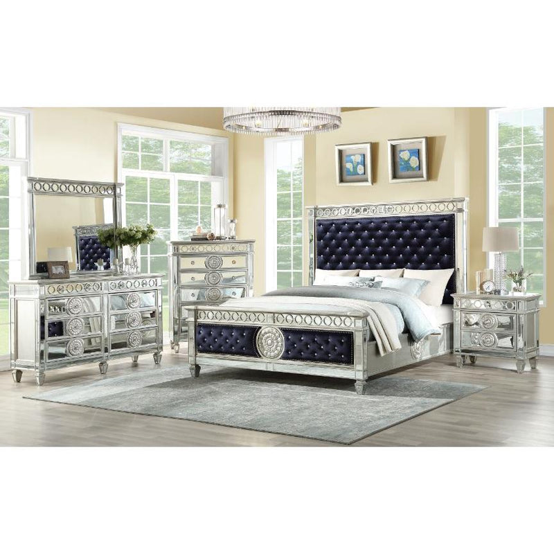 Acme Furniture Queen Upholstered Panel Bed 27350Q IMAGE 1