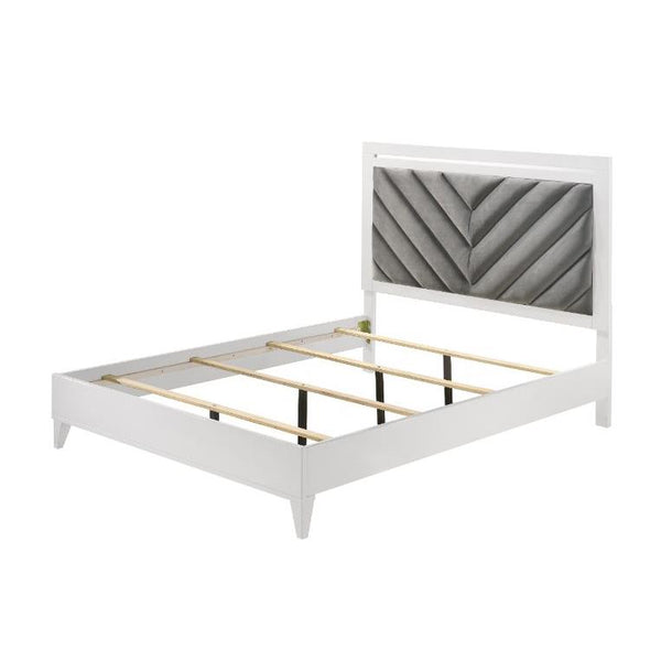 Acme Furniture King Upholstered Panel Bed 27387EK IMAGE 1