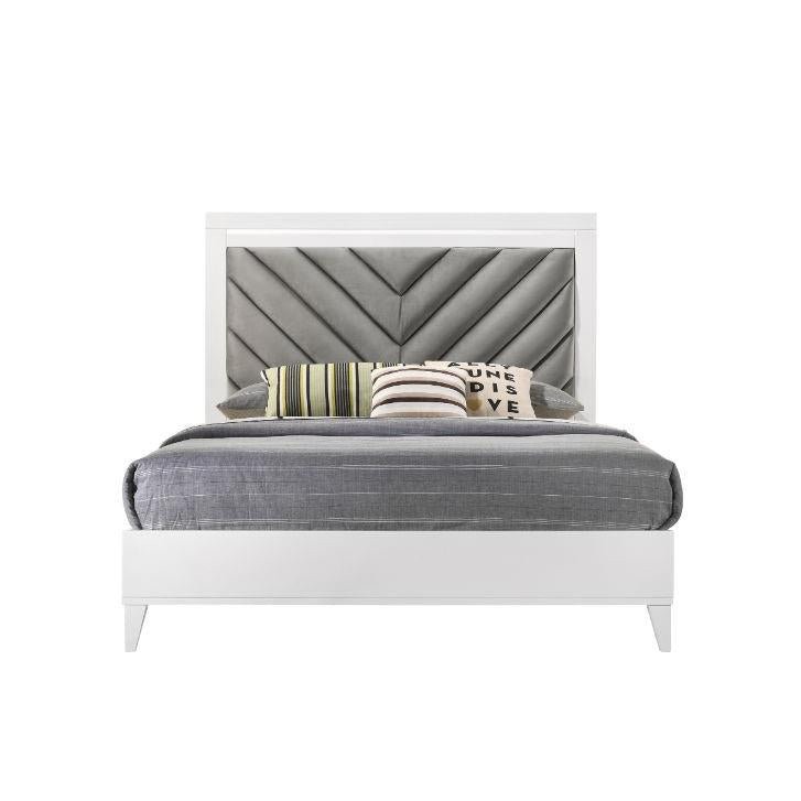 Acme Furniture King Upholstered Panel Bed 27387EK IMAGE 2