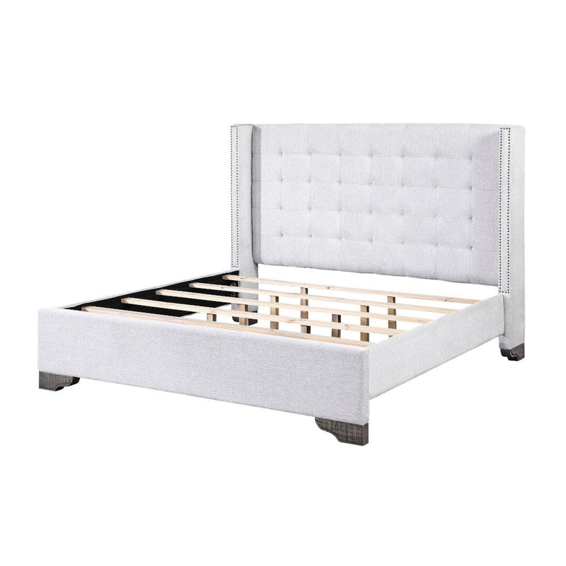 Acme Furniture Queen Upholstered Panel Bed 27700Q IMAGE 3