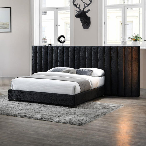 Acme Furniture Queen Upholstered Panel Bed 27760Q IMAGE 1