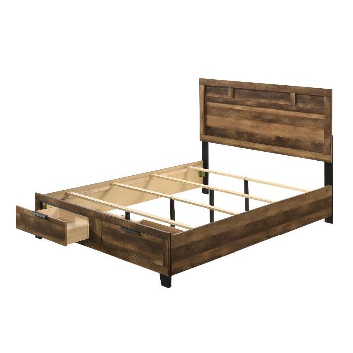 Acme Furniture King Panel Bed with Storage 28587EK IMAGE 2