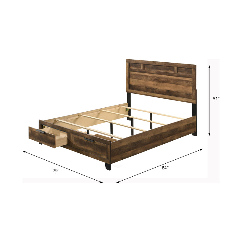 Acme Furniture Morales 28587EK EK Bed with Storage IMAGE 4