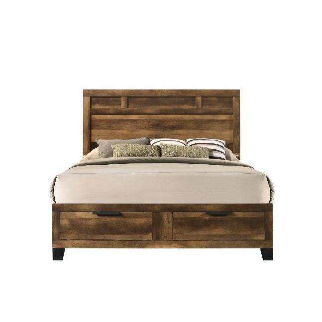 Acme Furniture Queen Panel Bed with Storage 28590Q IMAGE 3