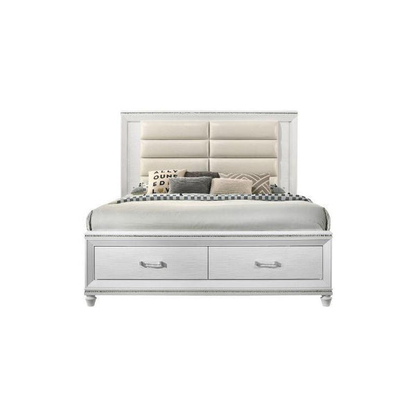 Acme Furniture Queen Panel Bed with Storage 28740Q IMAGE 1