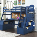 Acme Furniture Jason II 37455 Twin Loft Bed with Storage IMAGE 7