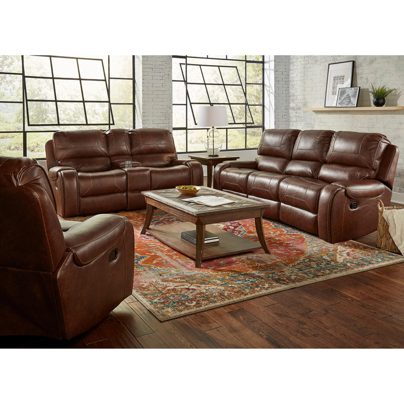 Acme Furniture Reclining Leather Look Loveseat FGC69506-40G IMAGE 3