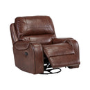 Acme Furniture Swivel Glider Leather Look Recliner FGC69506-10SG IMAGE 2