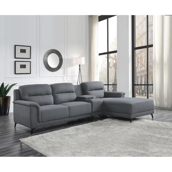 Acme Furniture Fabric 3 pc Sectional 51900 IMAGE 1