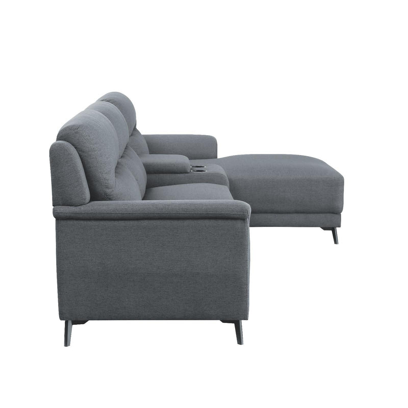 Acme Furniture Fabric 3 pc Sectional 51900 IMAGE 4