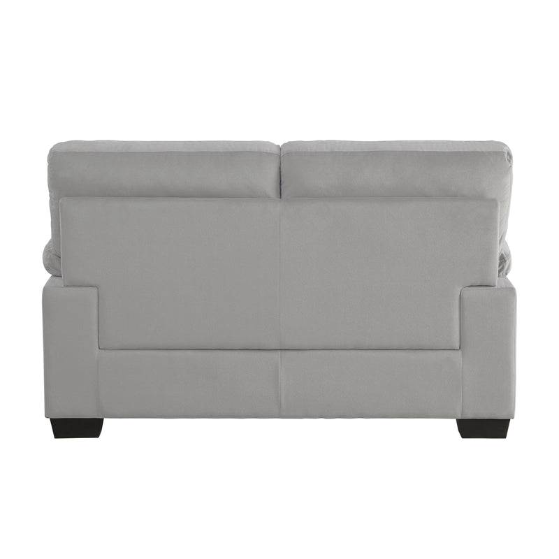 Homelegance Keighly Stationary Fabric Loveseat 9328GY-2 IMAGE 3