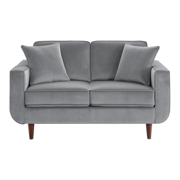 Homelegance Rand Stationary Fabric Loveseat 9329GY-2 IMAGE 1