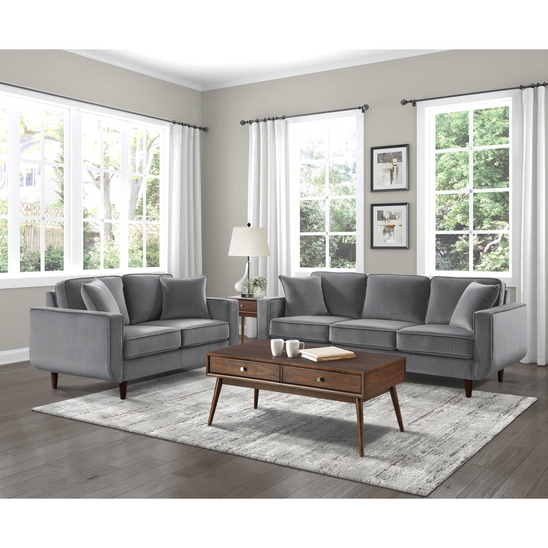 Homelegance Rand Stationary Fabric Sofa 9329GY-3 IMAGE 4