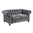 Homelegance Welwyn Stationary Fabric Loveseat 9326DG-2 IMAGE 2