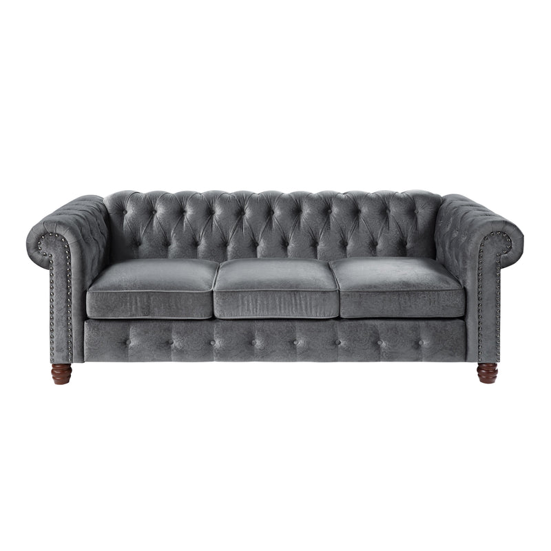 Homelegance Welwyn Stationary Fabric Sofa 9326DG-3 IMAGE 1