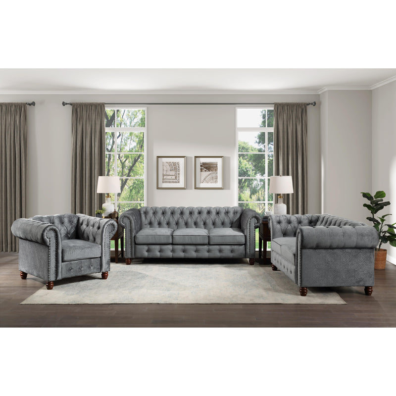 Homelegance Welwyn Stationary Fabric Sofa 9326DG-3 IMAGE 5