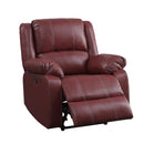 Acme Furniture Zuriel Power Polyurethane Recliner 52153 IMAGE 2