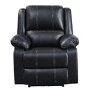 Acme Furniture Zuriel Power Polyurethane Recliner Zuriel 52153 Power Recliner - Black IMAGE 1