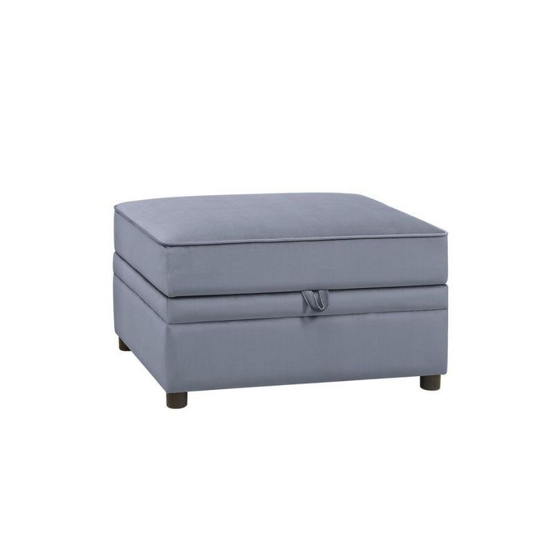 Acme Furniture Bois II Fabric Storage Ottoman 53307 IMAGE 1