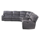Acme Furniture Saul Power Reclining Fabric 3 pc Sectional 53985 IMAGE 4