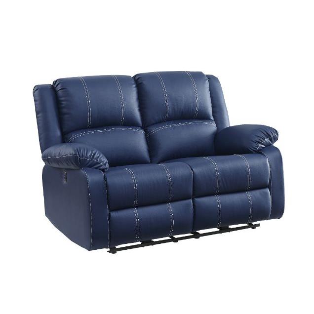 Acme Furniture Zuriel Power Reclining Polyurethane Loveseat 54616 IMAGE 1