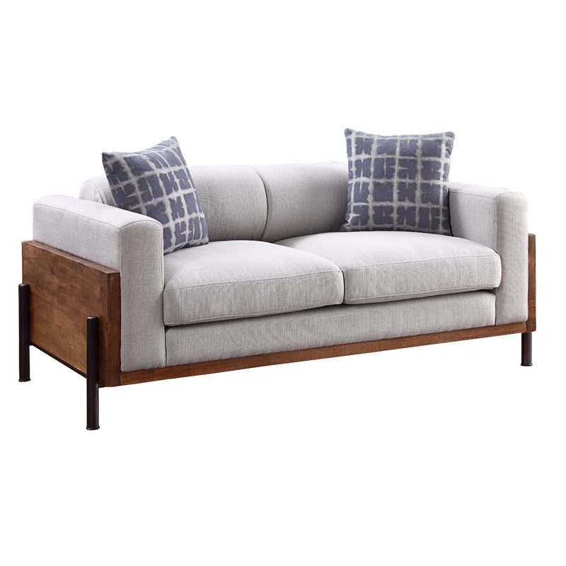 Acme Furniture Pelton Stationary Fabric Loveseat 54891 IMAGE 1