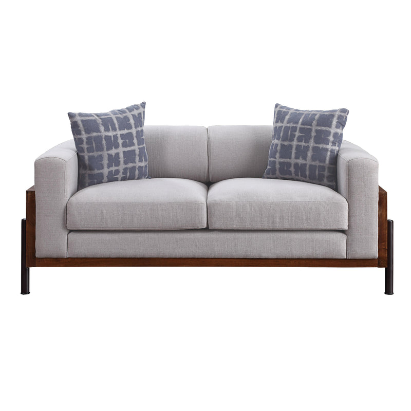 Acme Furniture Pelton Stationary Fabric Loveseat 54891 IMAGE 2