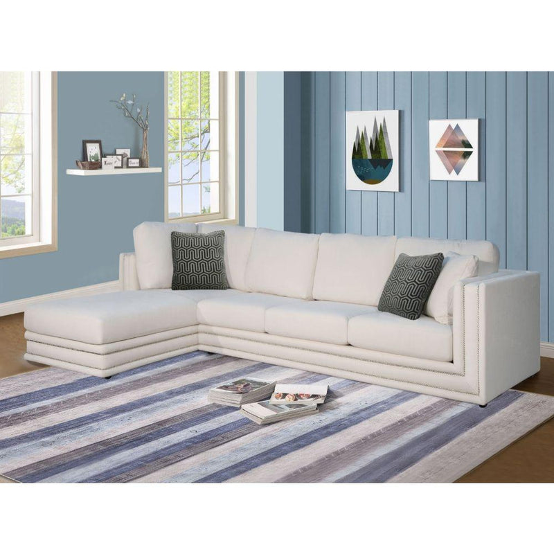 Acme Furniture Katell Fabric 2 pc Sectional 55160 IMAGE 2