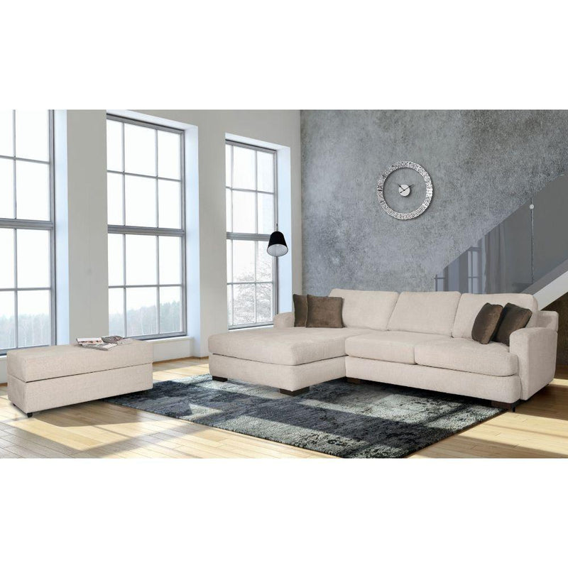 Acme Furniture Kevina Fabric Storage Ottoman 55177 IMAGE 3
