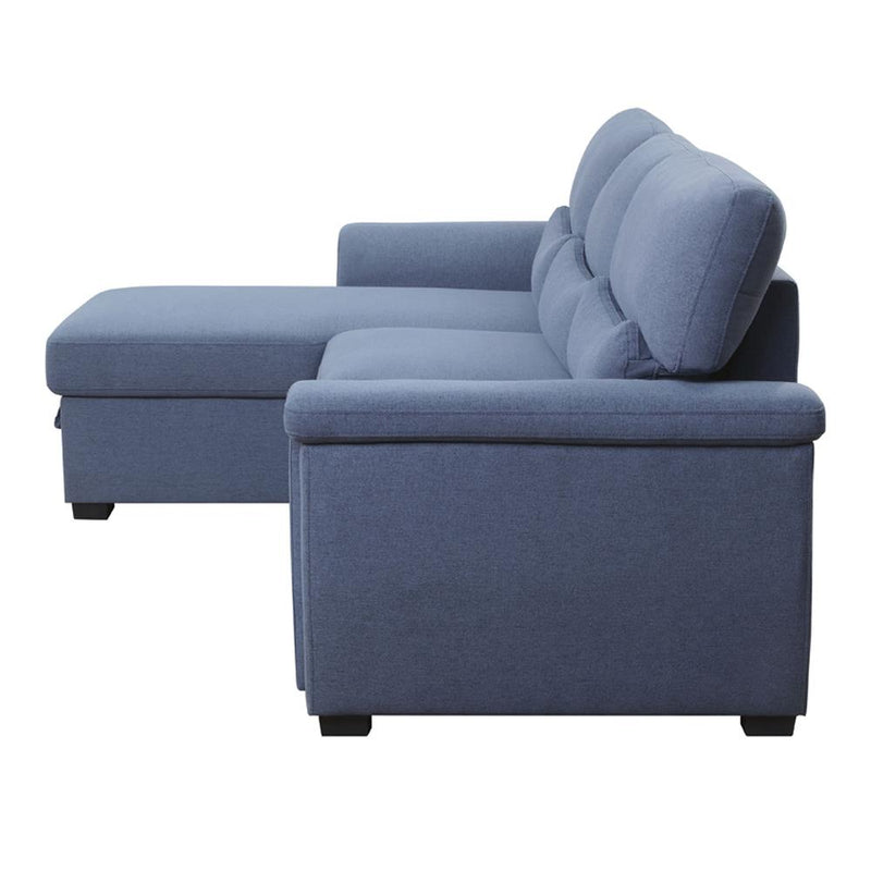 Acme Furniture Haruko Fabric Sleeper Sectional 55540 IMAGE 4