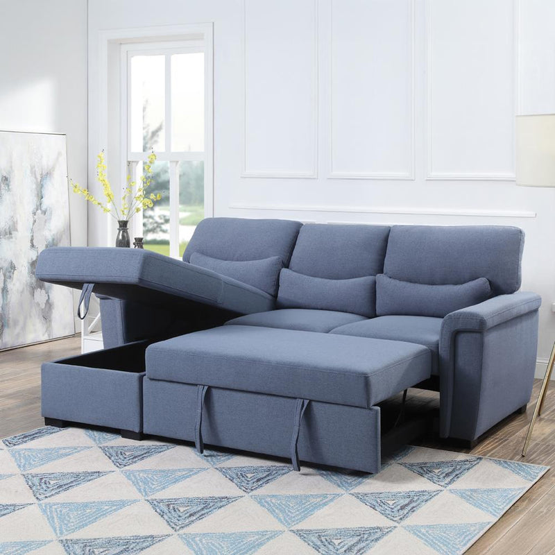 Acme Furniture Haruko Fabric Sleeper Sectional 55540 IMAGE 8