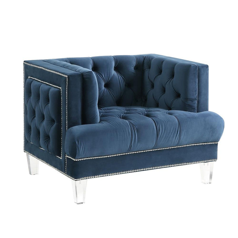 Acme Furniture Ansario Stationary Fabric Chair 56457 IMAGE 4
