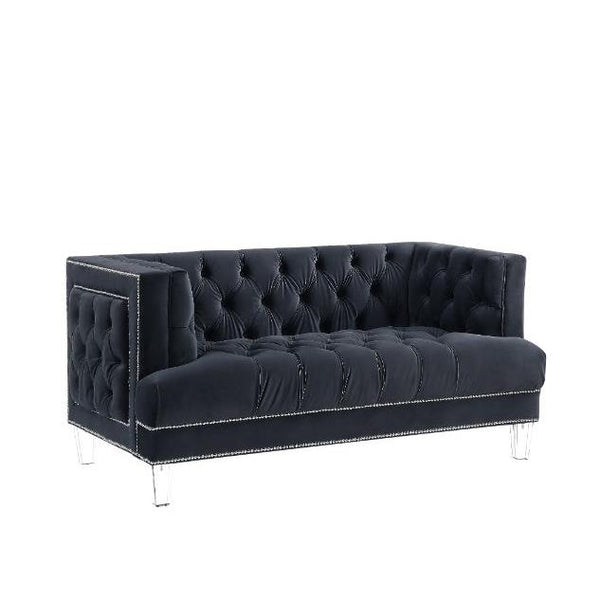 Acme Furniture Ansario Stationary Fabric Loveseat 56461 IMAGE 1