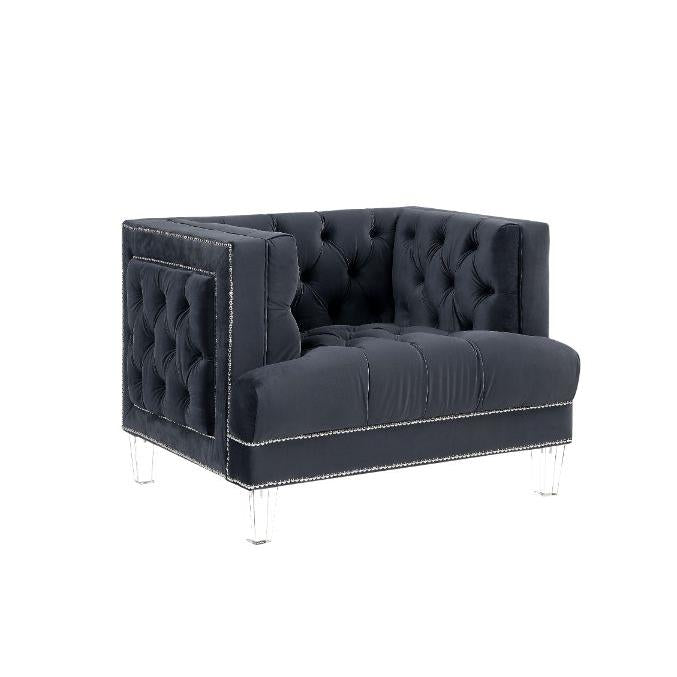 Acme Furniture Ansario Stationary Fabric Chair 56462 IMAGE 1