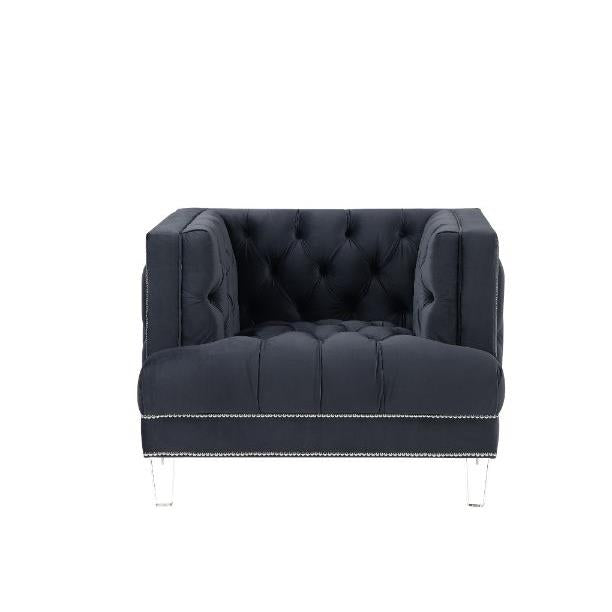Acme Furniture Ansario Stationary Fabric Chair 56462 IMAGE 4