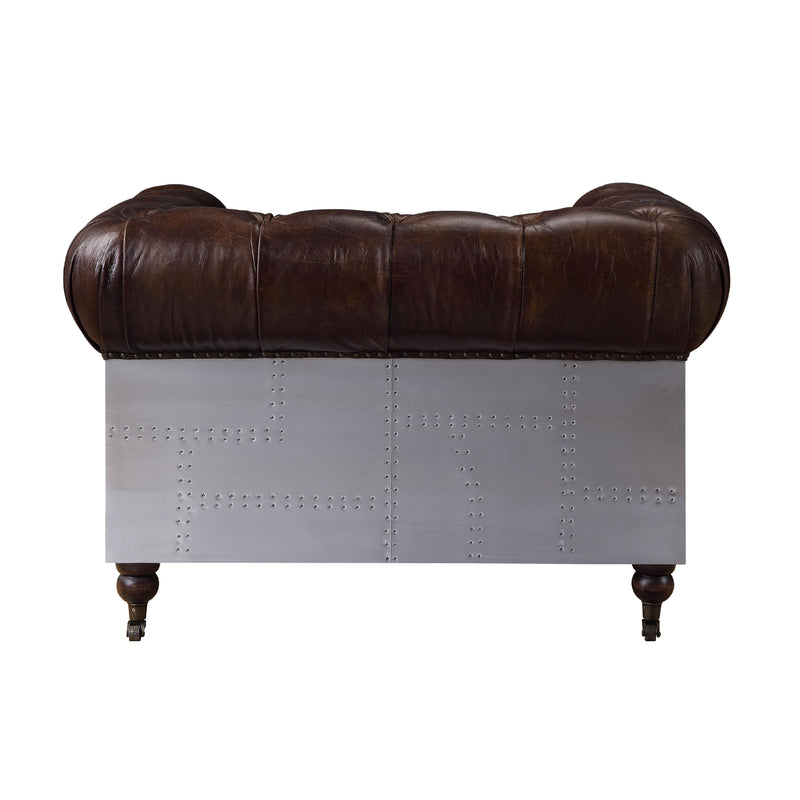 Acme Furniture Aberdeen Stationary Leather Chair 56592 IMAGE 4