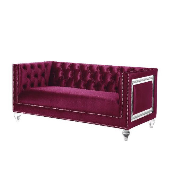 Acme Furniture Heibero Stationary Fabric Loveseat 56896 IMAGE 1