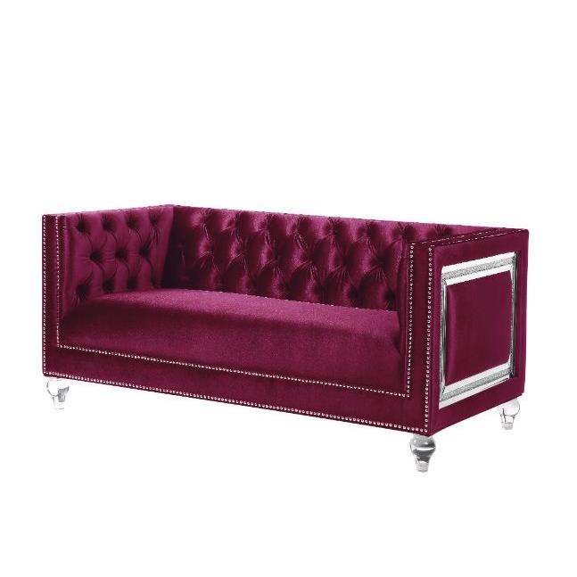 Acme Furniture Heibero Stationary Fabric Loveseat 56896 IMAGE 1