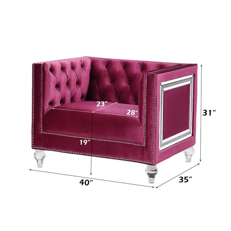 Acme Furniture Heibero Stationary Fabric Chair 56897 IMAGE 5