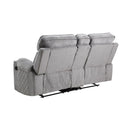 Acme Furniture Aulada Reclining Fabric Loveseat 56901 IMAGE 5