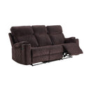 Acme Furniture Aulada Reclining Fabric Sofa 56905 IMAGE 3