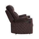 Acme Furniture Aulada Glider Fabric Recliner 56907 IMAGE 4
