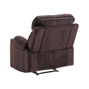 Acme Furniture Aulada Glider Fabric Recliner 56907 IMAGE 5