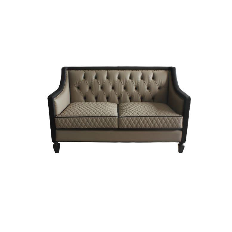 Acme Furniture House Beatrice Stationary Polyurethane Loveseat 58816 IMAGE 8