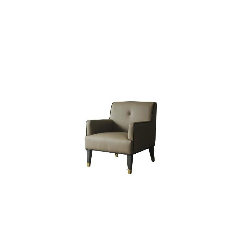 Acme Furniture House Beatrice Stationary Polyurethane Accent Chair 58818 IMAGE 2