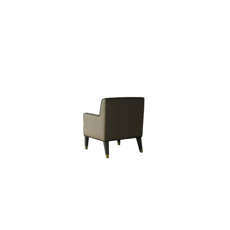 Acme Furniture House Beatrice Stationary Polyurethane Accent Chair 58818 IMAGE 4